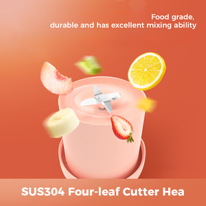 Mini <span class=keywords><strong>licuadora</strong></span> de frutas, máquina de jugo portátil y <span class=keywords><strong>licuadora</strong></span> de batidos, funciona con batería, bajo ruido, uso de una sola taza para jugo fresco - Product Image 4