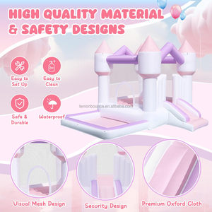 Castillo inflable comercial con tobogán y piscina <span class=keywords><strong>de</strong></span> pelotas para fiestas <span class=keywords><strong>de</strong></span> cumpleaños en el patio trasero, bodas, juegos en interiores y exteriores. - Product Image 5