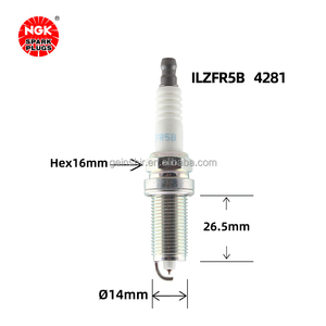 Bujías de iridio NGK ILZFR5B 4281 1884011051 para Peugeot 206, 207,C2, <span class=keywords><strong>C4</strong></span> 1,6, 3008, 307CC,508 2,0/05-17 - Product Image 2
