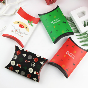 Custom Stock <strong>Christmas</strong> Gift Candy Packaging Pillow <strong>Box</strong> Made from Recycled Materials Elegant Folders Type Folder <strong>Box</strong> - Product Image 2