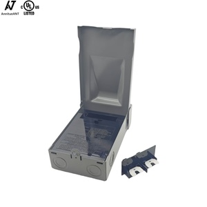60an không có hợp nhất AC ngắt kết nối hộp 240V 60A không ướt ngoài trời thiết bị chuyển mạch 3 dây 2 cực kim loại điều hòa không khí Pull-out Thiết bị chuyển mạch - Product Image 1
