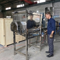 Mélangeur à ruban horizontal WLDH pour poudres, équipement alimentaire et chimique, séchage, SUS316L SUS304, moteur et boîte de vitesses essentiels pour le mélange de poudres