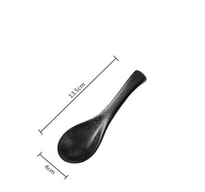 Wholesale Japanese Ramen Soup <b>Spoons</b> Porcelain Eco-Friendly Asian Restaurant Serving <b>Spoons</b> for Udon Pho Rice Noodles - Product Image 2