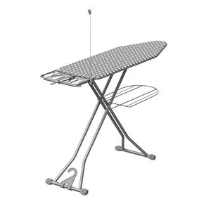 Housse multifonctionnelle 100% coton réglable en hauteur planche à repasser pliable avec repose-fer à vapeur porte-vêtements rectangulaire - Product Image 2