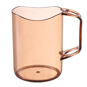 ถ้วยน้ำยาบ้วนปากแบบใสพร้อมที่วางแปรงสีฟัน ถ้วยพลาสติกหนาสำหรับห้องน้ำ สำหรับคู่รัก ใช้ได้สองแบบ ดีไซน์สีพื้น - Product Image 5