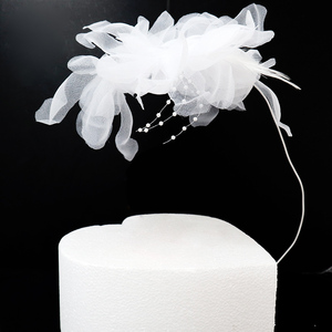 Ideas de nuevos productos 2021 suministros de horneado para niños evento baby shower pastel accesorios <span class=keywords><strong>confeti</strong></span> pluma pastel topper - Product Image 2