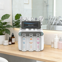 Appareil de beauté Hydra 6 en 1, machine à jet d'oxygène intelligente pour le visage, portable, H2O2 Hydra Hydro Aqua Peel, hydrodermabrasion, machine faciale