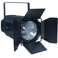 Projecteur de scène LED Fresnel PKnight 200W, contrôle DMX, corps en aluminium, 2-en-1 blanc chaud/froid, zoom automatique, IP65, Ra90, dimmable, fixation murale/poteau