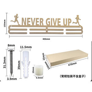 Soporte de medalla Hexagonal, trofeos Wallhung dorados, colgador de ciclismo, placa de nailon de calidad, estante de remo decorativo, diseño de impresión, gimnasio de baile - Product Image 2