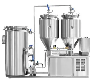 पूरा microbrewery सभी में एक टर्नकी परियोजना KY-50/100L