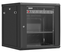 Armoire réseau murale 9U Deluxe, rack de serveur de centre de données 19 pouces