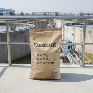 Polyacrylamid PAM Flockuliermittel zur Behandlung von Abwasser mit Organischer Substanz aus Avocadopüree-Fabrik - Product Image 1