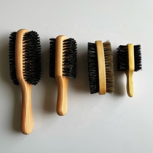 <span class=keywords><strong>Brosse</strong></span> à <span class=keywords><strong>cheveux</strong></span> en poils de sanglier pour hommes avec manche en bois coloré naturel <span class=keywords><strong>Cheveux</strong></span> courts épais <span class=keywords><strong>bouclés</strong></span> ondulés Différentes tailles Dureté Paddle - Product Image 2