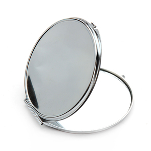 Miroir compact floral Dainty Daisy, cadre noir, imprimé fleurs colorées, miroir de maquillage pliable de poche, double verre HD, vente en gros - Product Image 2