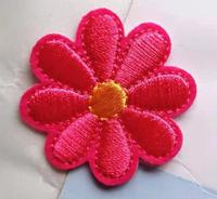 Patchs de fleurs colorées patchs de broderie patchs de presse à chaud