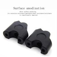 Klem stang sepeda motor, Adapter dudukan penjepit Universal untuk stang 7/8 "22mm