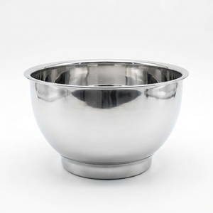 Tazón para Mezclar de Acero Inoxidable 304 de Grado Alimenticio, Ecológico, de 4.5QT, con Acabado de Superficie Personalizado, Apto para Lavavajillas, Libre de Plomo - Product Image 1