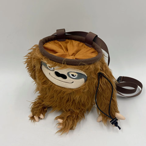 Sac banane en peluche courte réglable pour sports de plein air, sac à craie d'escalade Shark - Product Image 4