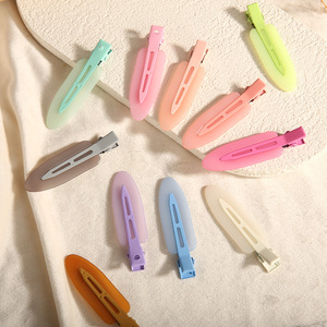 Pinces à cheveux plates sans plis ni traces, barrettes crocodiles antidérapantes pour le coiffage et le maquillage - Product Image 3