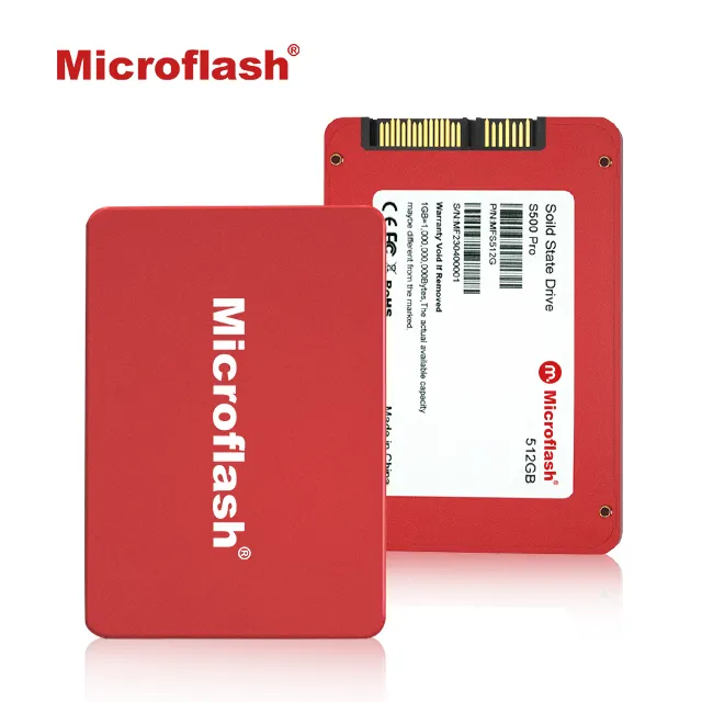 Microflash Disco Rígido 2.5 polegadas SATA III SSD 128GB 256GB 512GB 1TB 2TB SSD Disco Rígido Para Desktop