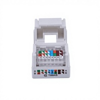 Module réseau informatique RJ45 sans outil K&R-8500, module d'information Cat5e non blindé blanc PC/QSn6.5-0.1
