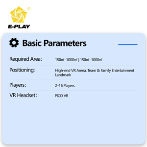 Sistema di Realtà Aumentata Eplay Factory, Attrezzatura per Allenamento VR su Scala Stadio, Area di <span class=keywords><strong>Gioco</strong></span> per Sparatutto in Spazi Grandi per 4 Giocatori - Product Image 4