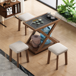 china supplier discount price customize in stock ship immediately new style modern design living room furniture wood <b>side</b> <b>table</b> - Product Image 6