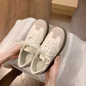 Baskets Rétro Allemandes à Plateforme Argentées pour Femme, Collection Printemps-Été 2026, à Bout Rond et Semelle Épaisse, Style Décontracté et Sportif, Vintage - Product Image 4