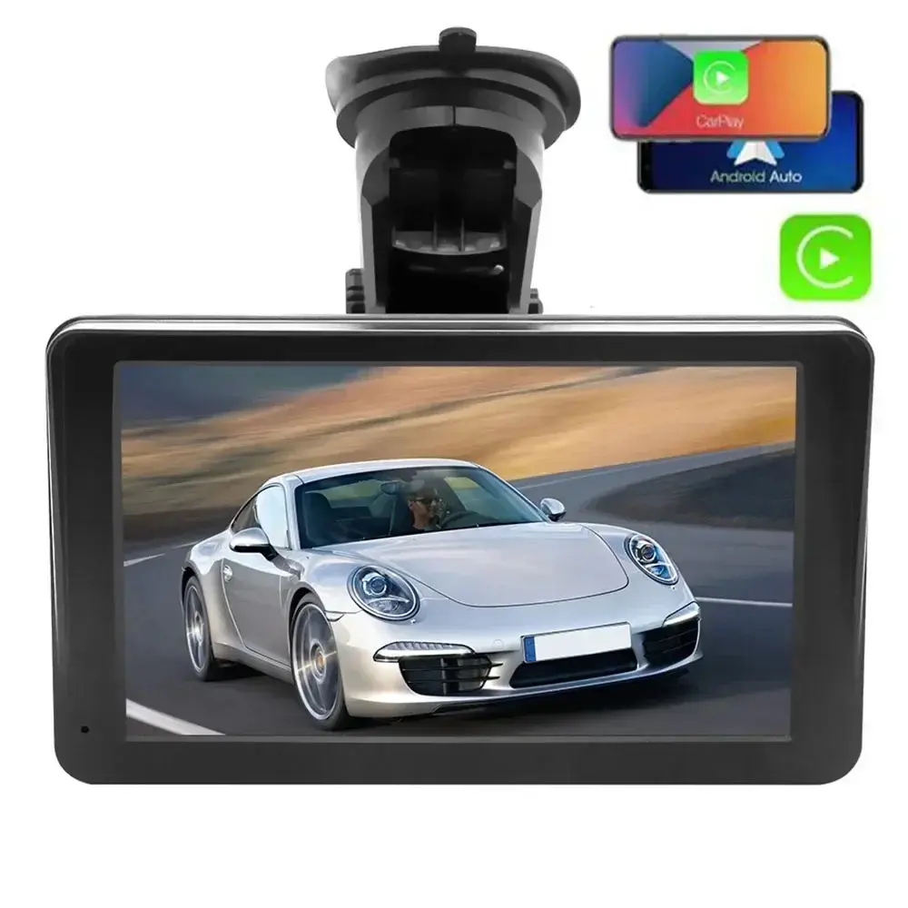 Universal 7 Inch Car Radio Multimedia Video Player Wireless Carplay And Wireless Android Auto GPS HD Touch Screen With Camera