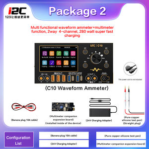 C245 C115รูปคลื่น C10 i2C 140W ชาร์จเร็ว, C210จับอุปกรณ์ซ่อมโทรศัพท์มือถือแรงดันไฟฟ้าขนาดเล็กแอมมิเตอร์ดิจิตอล - Product Image 5