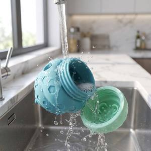 Nouveauté : Jouet à mâcher pour <span class=keywords><strong>chien</strong></span> en silicone durable en forme de nid d'abeille, jouet olfactif pour animaux de compagnie, distributeur de friandises, vente en gros disponible - Product Image 5