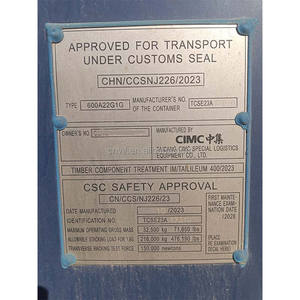 Conteneur d'expédition d'occasion en Chine, conteneur de 20 pieds, stockage d'énergie et stockage de poisson, conteneur de 20 pieds - Product Image 5