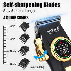 Máquina de Cortar Cabello Profesional Inalámbrica VGR V-001 Serie Salon para Degradados, para Hombres, de Alta Velocidad, Acero Inoxidable, Recargable por USB - Product Image 3