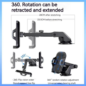 <span class=keywords><strong>Supporto</strong></span> <span class=keywords><strong>per</strong></span> Telefono da Auto 3 <span class=keywords><strong>in</strong></span> 1 con Ventosa <span class=keywords><strong>per</strong></span> Cruscotto e Bocchetta dell'Aria, Stand di Montaggio <span class=keywords><strong>per</strong></span> <span class=keywords><strong>Cellulare</strong></span> GPS <span class=keywords><strong>per</strong></span> iPhone 14 12 11 Pro Max - Product Image 5