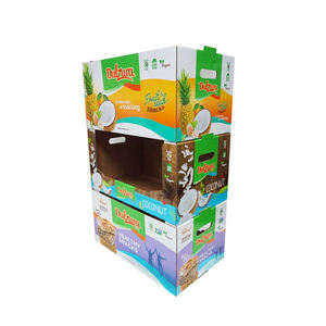 Sóng Stackable hiển thị Hộp Tùy chỉnh Kệ sẵn sàng khay sam siêu thị giấy hiển thị truy cập - Product Image 5