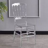 Chaises de Mariage et Banquet d'Hôtel à Caractéristiques Uniques Chaises Chiavari en Cristal Chaises d'Événements d'Extérieur en Acrylique Transparent