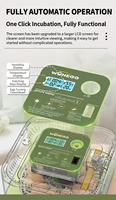 WONEGG nouvelle tendance 12 incubateur automatique d'oeufs de poule 8 oeufs de perroquet machine à couver petite