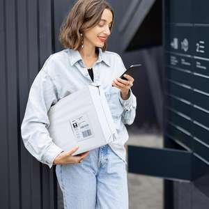 Bolsas de Correo Negras Recicladas Express con Logotipo Personalizado, Bolsas de Embalaje para Envío de Ropa, Sobres de Poliéster para Envíos - Product Image 6