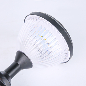 HOTOOK Column <strong>Street</strong> Gardens Pillar <strong>Lights</strong> Outdoors <strong>Old</strong> Fashion Ip65 Waterproof Solar <strong>Light</strong> Gate Crystal Lamp Outdoor Lighting - Product Image 4