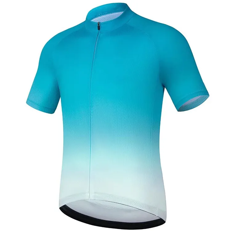 Professional Oem Manufacturer Short Sleeve Customize Bicycle Clothing Fabric For Cycling Jersey Road Bike