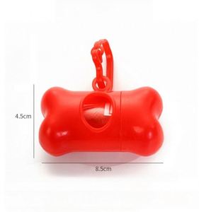 Dispensador de Bolsas para Excrementos de Perro con Bolsas Incluidas, Soporte de Bolsas para Desechos de Mascotas de Color Sólido, Set Dispensador con Forma de Hueso para Regalos Promocionales para Mascotas - Product Image 4