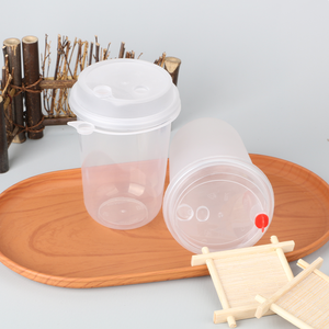 Vasos Desechables de Polipropileno de 500 ml/16 oz, Forma de U, 90 mm de Diámetro, Logotipo Personalizable, para Cafeterías, Comercios y Fiestas - Product Image 1