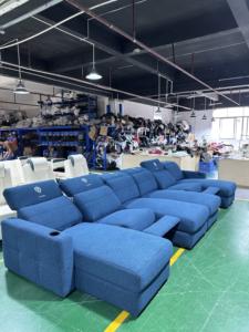 أريكة قسم قابلة للتعديل لغرفة المعيشة تصميم جديد متعدد الوظائف قابلة للطي-أثاث منزلي - Product Image 6