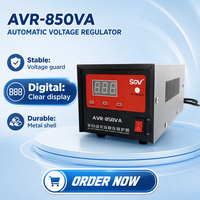Stabilisateur de tension automatique AVR-1000VA 220V monophasé avec affichage numérique pour appareils électroménagers