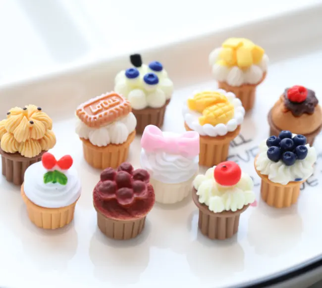 DIY Assorted Shapes Super Cute Mixed Candy Sweet Cake Cookie Charms Jewelry Making mini resin food