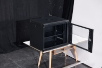 Armoire réseau 9U murale démontable pour serveur informatique, personnalisation OEM, boîtier 530x450x400mm