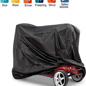 Funda negra impermeable para patinete eléctrico, 140x66x91cm, poliéster, protección Uv a prueba de polvo para almacenamiento al aire libre - Product Image 3