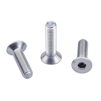 Factory Wholesale Metric/Inch Hex Socket Csk Countersunk Head Screws Stainless Steel Class 8.8 M3 M4 M5 M6 M8 Fastener