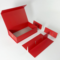 Boîte cadeau d'emballage en papier rigide pour chocolat de confiserie magnétique de luxe personnalisée avec séparateurs amovibles boîte de chocolat pour mariage