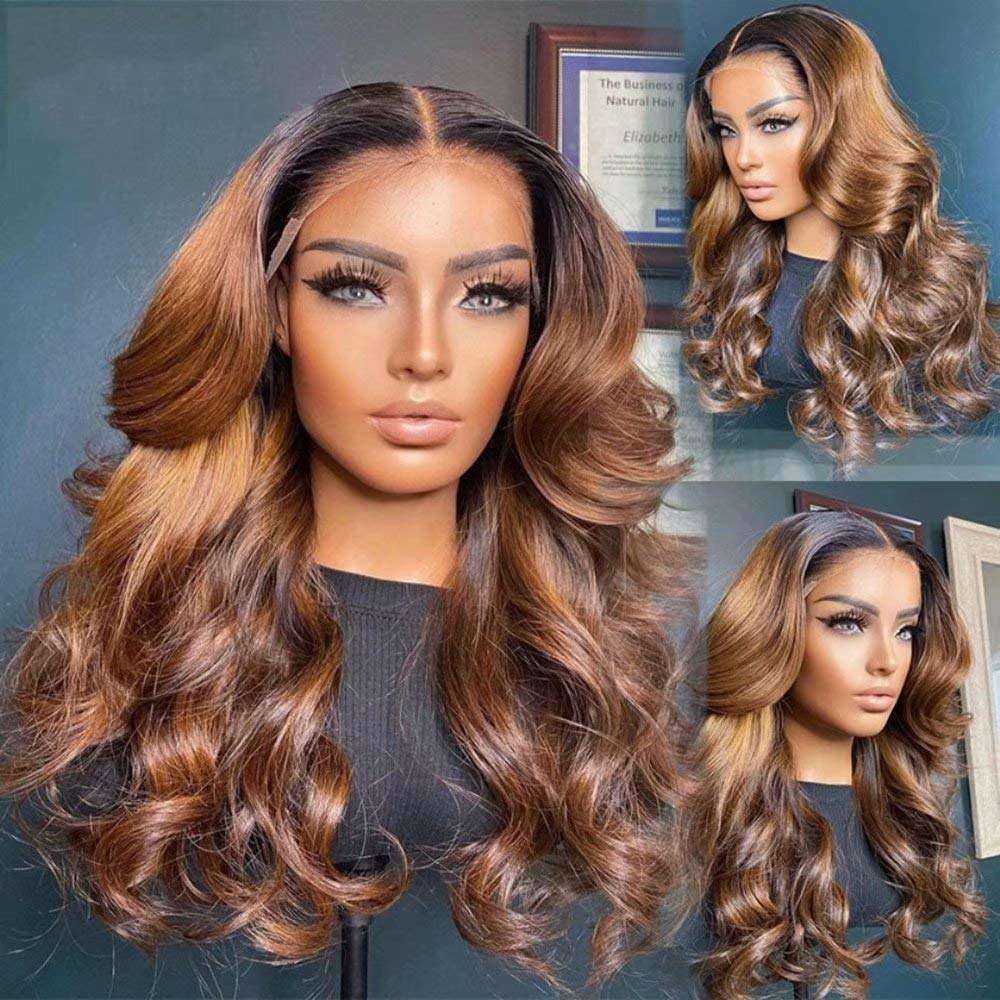 Dark Brown Auburn Ombre - Versatile Hair Extensions, image size:1000x1000